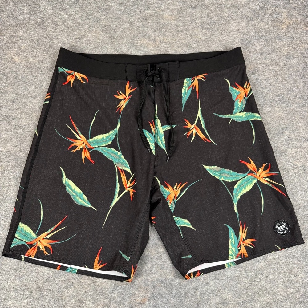 Ron Jon Surf Shop Board Shorts Pocket Floral Mens 38